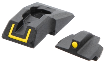 Picture of Ruger Security 9 Sight Set Black/Yellow 90649