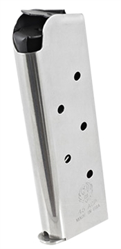 Picture of Ruger SR1911 Officer-Style Handgun Magazine .45 ACP Stainless Steel 7/rd 90664