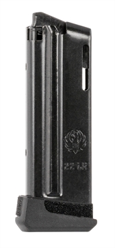 Picture of Ruger Magazine, 22LR, 10 Rounds, Fits Ruger LCP II, with Extended Floorplate, Steel, Blued Finish 90696
