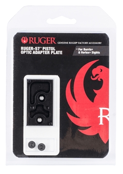 Picture of Ruger Optic Adapter Plate For Burris & Vortex Aluminum Black Hardcoat Anodized 90720