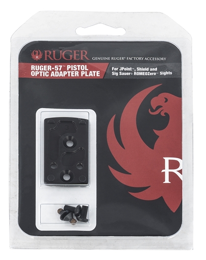 Picture of Ruger Ruger-57 Optic Adapter Plate Pistol Black Anodized Aluminum 90723
