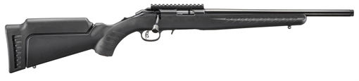 Picture of Ruger American Rimfire Rifle .22 WMR 9rd Magazine(1) 16.1" Threaded Barrel Black Synthetic Stock 8392
