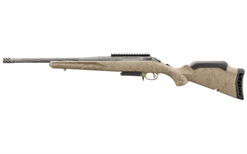 Picture of RUGER AMERICAN GEN2 243 WIN 16.1IN BARREL 5RD FDE SPLATTER FLUSH FIT AR STYLE MAGS TB 46997 46997