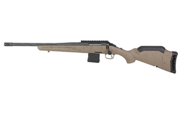 Picture of Ruger American Gen II Ranch Left Handed Rifle 300 BLK 10rd Magazine 16.1" Fluted Threaded Barrel FDE Splatter Stock 46959