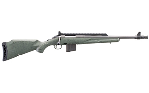 Picture of Ruger American Generation II Scout Rifle 350 Legend 5rd Magazine 16.1" Threaded Barrel Leaf Green Stock 46968