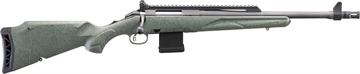 Picture of Ruger American Generation II Scout Rifle 5.56mm 10rd Magazine 16.1" Threaded Barrel Leaf Green Stock 46965