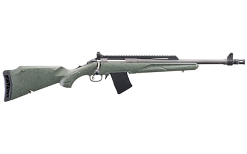 Picture of Ruger American Generation II Scout Rifle 7.62x39mm 10rd Magazine 16.1" Threaded Barrel Leaf Green Stock 46966