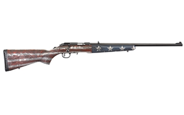 Picture of Ruger American, TALO, Bolt, Rifle, 17 HMR, 22", American Flag, Wood, 9Rd 08386