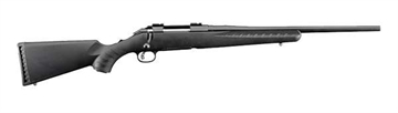 Picture of Ruger American Compact 243 Win 4+1 18" Matte Black Alloy Steel Barrel, Matte Black Steel Receiver w/Picatinny Rail, Black Fixed Synthetic Stock, Right Hand 6908