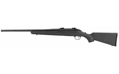Picture of Ruger American Compact, Bolt Action Rifle, 6.5 Creedmoor, 20" Threaded Barrel, 5/8"-24 Thread Pattern, Matte Black Finish, Black Composite Stock, 4 Round, Included Picatinny Base 7366761 16980
