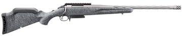 Picture of Ruger American Generation II, Bolt Action Rifle, 6.5 Creedmoor, 20" Spiral Fluted Barrel, 1:8 Twist, Threaded 5/8x24, Muzzle Brake, Cerakote Finish, Gunmetal, Gray Splatter Synthetic Stock, Manual Safety, Picatinny Rail, 3 Rounds, 1 Magazine 46901