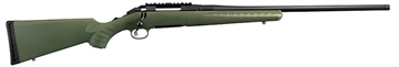 Picture of Ruger American Predator Full Size 22-250 Rem 4+1 22" Matte Black Threaded Barrel, Matte Black Steel Receiver w/Picatinny Rail, Moss Green Fixed Synthetic Stock 6945