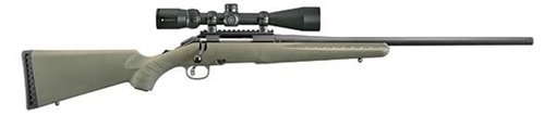 Picture of Ruger American Predator, Bolt-Action Rifle, 6.5 Creedmoor, 22" Threaded Barrel, Matte Black Finish, Moss Green Synthetic Stock, with Vortex Crossfire II Scope, 4-12X44 BDC Reticle. AI Style Magazine, 1 Magazine, 3 Rounds 26953