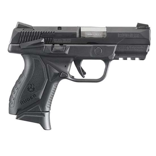 Picture of Ruger American Pistol Compact 9mm Luger 3.55" Barrel 17+1 Or 12+1, Black Polymer Frame With Picatinny Acc. Rail, Nitride Stainless Steel Slide, Ambidextrous Manual Safety 8639