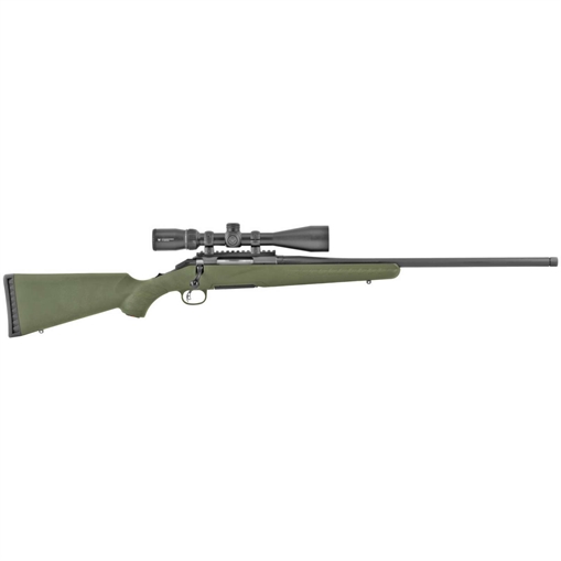 Picture of Ruger American Predator, Bolt Action Rifle, 6.5 Creedmoor, 22" Threaded Barrel, Matte Black Finish, Moss Green Synthetic Stock, with Vortex Crossfire II Riflescope, 4-12X44 BDC Reticle, 1 Magazine, 4 Rounds 16953