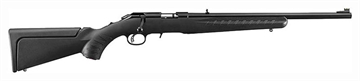 Picture of Ruger American Rimfire Compact Compact 17 HMR 9+1 18" Satin Blued Steel Barrel, Satin Blued Steel Drilled & Tapped Receiver, Black Synthetic Adjustable Stock, Right Hand 8313