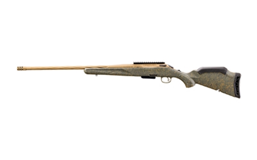 Picture of Ruger American Gen II Predator Rifle 350 Legend 5rd Capacity 22" Fluted Threaded Burnt Bronze Barrel Green Splatter Stock 46993
