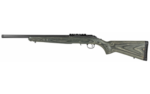 Picture of Ruger American Rimfire Target, Bolt Action, 22LR, 18" Threaded Barrel, 1:16 Right Hand Twist, Satin Finish, Black Laminate Stock, Scope Rail, Flush Mounted Rotary Magazine, 10 Rounds 08348