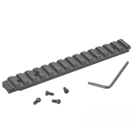 Picture of Ruger Picatinny Rail Black Anodized Aluminum Fits Ruger American Rifle Short Action 20 MOA 90678