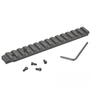Picture of Ruger Picatinny Rail Black Anodized Aluminum Fits Ruger American Rifle Short Action 20 MOA 90678