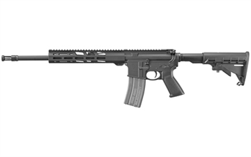 Picture of Ruger AR-556 300 Blackout 30+1 16.10" Heavy Contour Barrel, Black Hard Coat Anodized 7075-T6 Aluminum Forgings, 6 Position M4-Style Stock, Flat Top Receiver, Optics Ready 8530