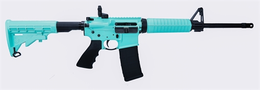 Picture of RUGER AR-556 5.56MM TURQUOISE BLUE # 8517