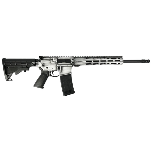 Picture of Ruger AR-556 Custom "White Destressed" Rifle 5.56mm 30rd Magazine 16.10? Barrel 8529 MODWD