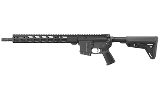 Picture of Ruger AR-556, Multi-Purpose Rifle, Semi-automatic, 350 Legend, 16.38" Barrel, Black Anodized Finish, MOE SL Collapsible Stock, 1-5Rd Magazine, Magpul MOE Grip, 15" Free Floated Aluminum Handguard, Pistol Length Gas System 08532