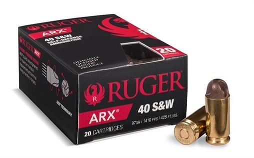 Picture of Ruger ARX .40 S&W Ammo 20 Rounds Box POLY-40ARXRUG-20