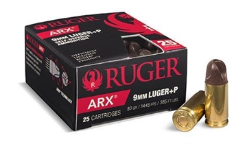 Picture of Ruger ARX 9 mm Ammo 25 Rounds Box POLY-9ARXRUG-82-25