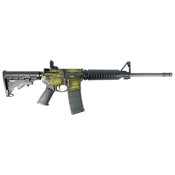 Picture of Ruger "Bazooka Green Distressed" AR-556 Rifle 5.56mm NATO 30rd Mag 16.10" Barrel Custom Stock Finish 8500 MODBGD