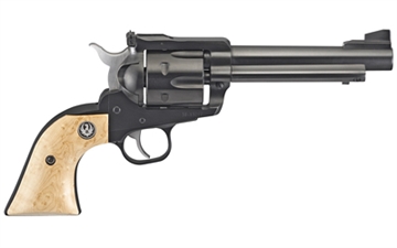 Picture of Ruger Blackhawk, Convertible, TALO Edition, Single Action Only, Revolver, 357 Magnum/9MM, 5.5" Barrel, Steel, Blued Finish, Birdseye Maple Grips, Ramp Front and Adjustable Rear Sights, 6 Rounds 00333