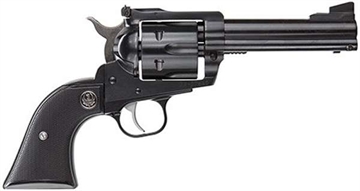 Picture of Ruger Blackhawk, Single Action Only, Revolver, 357 Magnum, 4.6" Barrel, Alloy Steel, Blued Finish, Black Checkered Hard Rubber Grips, Ramp Front and Adjustable Rear Sights, 6 Rounds 00306