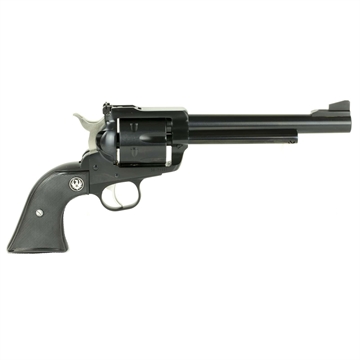 Picture of Ruger Blackhawk, Single Action Only, Revolver, 357 Magnum, 6.5" Barrel, Alloy Steel, Blued Finish, Black Checkered Hard Rubber Grips, Ramp Front and Adjustable Rear Sights, 6 Rounds 00316