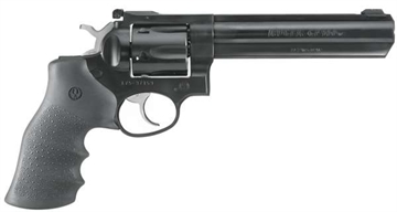 Picture of Ruger GP100 Standard, Double/Single Action, Revolver, 357 Magnum, 6" Barrel, Alloy Steel, Blued Finish, Hogue Monogrip, Ramp Front and Adjustable Rear Sights, 6 Rounds, GP-161 01704