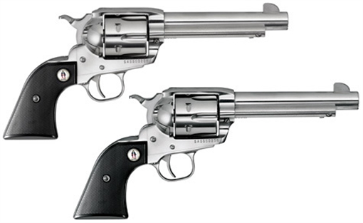 Picture of Ruger Vaquero SASS 45 Colt (Long Colt) 6rd 5.50" High Gloss Barrel, Cylinder & Frame, Black Checkered Polymer Grip, Transfer Bar Safety, Montado Hammer (1 of 2) 5134