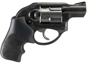 Picture of Ruger LCR, Double Action Only, Revolver, Small Frame, 357 Magnum, 1.875" Barrel, Stainless Steel Barrel, Stainless Steel, Matte Finish, Black, Hogue Tamer Monogrip, U-Notch Integral Rear & Ramp Front Sight, 5 Rounds, KLCR-357 05450