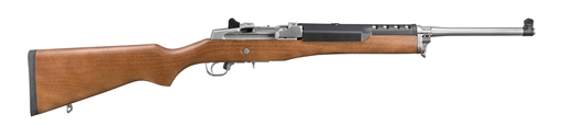 Picture of Ruger Mini Thirty 7.62x39mm 5+1 18.50" Matte Stainless Steel Barrel, Drilled & Tapped Steel Receiver, Hardwood Fixed Stock, Right Hand 5804