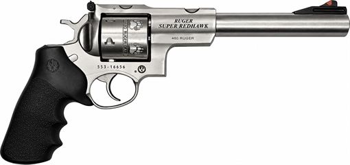 Picture of RUGER KSRH-7480 480 RUG 7.5IN BARREL SS W/ BEAR TRACK ENG CYL 5507 BT CAMFOUR EXCLUSIVE 5507 BT
