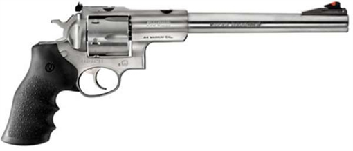 Picture of Ruger Super Redhawk Standard, Double/Single Action, Revolver, 44 Magnum, 9.5" Barrel, Stainless Steel, Satin Finish, Silver, Hogue Tamer Monogrip Grip, Adjustable Rear & Ramp Front Sight, 6 Rounds, KSRH-9 05502