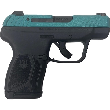 Picture of Ruger LCP 380 Max CSSI Exclusive Robin's Egg Blue Glitter Handgun .380 Auto 10rd Magazine 2.75" Barrel 13716 MODTFG