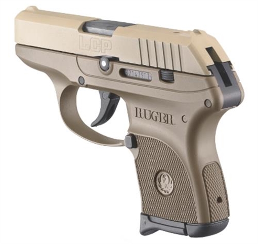 Picture of Ruger LCP, TALO Edition, Double Action Only, Semi-automatic, Polymer Frame Pistol, Sub-Compact, 380 ACP, 2.75" Barrel, Cerakote Finish, Flat Dark Earth and Sage, Integral Fixed Sights, 6 Rounds, 1 Magazine 03742
