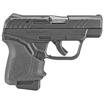 Picture of Ruger LCP II, Double Action Only, Semi-automatic, Polymer Frame Pistol, Sub-Compact, 22LR, 2.75" Barrel, Stainless Steel Barrel, Black Oxide Finish, Black, Hogue Grip Sleeve, Integral Fixed Sights, Manual Safety, 10 Rounds, 1 Magazine, Right Hand 13714