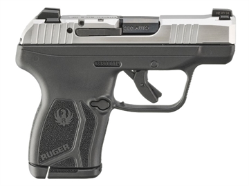 Picture of Ruger LCP MAX, Semi-automatic, Double Action Only, Compact, 380 ACP, 2.8", Silver, 10 Rounds, 1 Magazine, Internal Trigger Safety, Night Sight Front Only, Polymer, Matte, CA Approved 13748