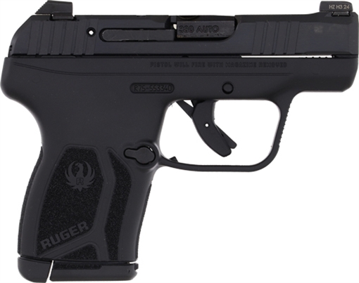 Picture of Ruger LCP MAX, 75th Anniversary. Talo Edition, Double Action Only, Semi-automatic, Polymer Frame Pistol, Compact, 380ACP, 2.75" Barrel, Polished Black Oxide Finish, Black, Black Polymer Frame, Tritium Front Sight with White Outline, Drift Adjustable Rear Sight, 10 Rounds, 2 Magazine 13755