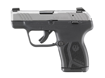Picture of Ruger LCP Max Compact 380 ACP 10+1 2.80" Black Oxide Steel Barrel, Matte Stainless Serrated Slide, Black Polymer Frame w/Serrated Trigger Guard w/Black Nylon Grip 13744