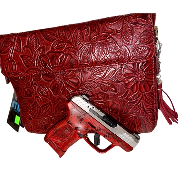 Picture of Ruger LCP380 Max Purse Pistol Combo 380 ACP 2.8 in. Black Cherry w/Purse  10 rd. 850064945331