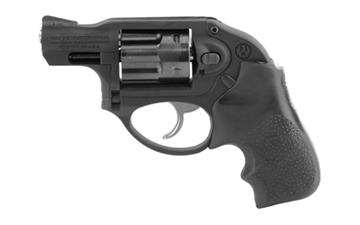 Picture of Ruger LCR, Double Action Only, Revolver, Small Frame, 38 Special +P, 1.87" Barrel, Stainless Steel Barrel, Aluminum Frame and Stainless Steel Cylinder, Matte Finish, Black, Hogue Tamer Monogrip, U-Notch Integral Rear & Ramp Front Sight, 5 Rounds 05401