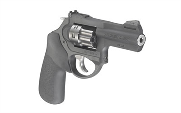 Picture of Ruger LCRx, Double/Single Action, Revolver, Small Frame, 22LR, 3" Barrel, Aluminum, Matte Finish, Black, Hogue Tamer Monogrip, Adjustable Black Blade Rear & Ramp Front Sight, 8 Rounds 05435