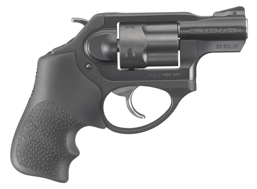 Picture of Ruger LCRx, Double/Single Action, Revolver, Small Frame, 38 Special +P, 1.875" Barrel, Stainless Steel Barrel, Aluminum Frame and Stainless Steel Cylinder, Matte Finish, Black, Hogue Tamer Monogrip, U-Notch Integral Rear & Ramp Front Sight, 5 Rounds 05430